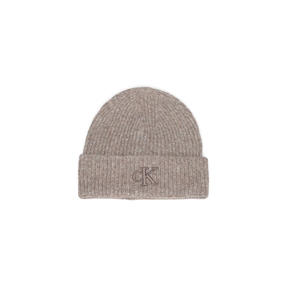 Calvin Klein Brown Marabou Caps Baseball Hat