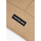 Boné de beisebol Calvin Klein Jeans bege em poliéster reciclado