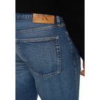 Calvin Klein Jeans Blue Cotton Skinny Jean