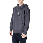 Calvin Klein Jeans Grauer Baumwoll-Hoodie