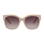 Escada Beige Metal Sunglasses