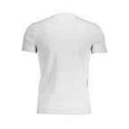 T-shirt para homem Guess Jeans cinza de algodão