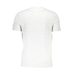 T-shirt para homem Guess Jeans cinza de algodão