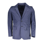 Gant Blue Cotton Men Jacket