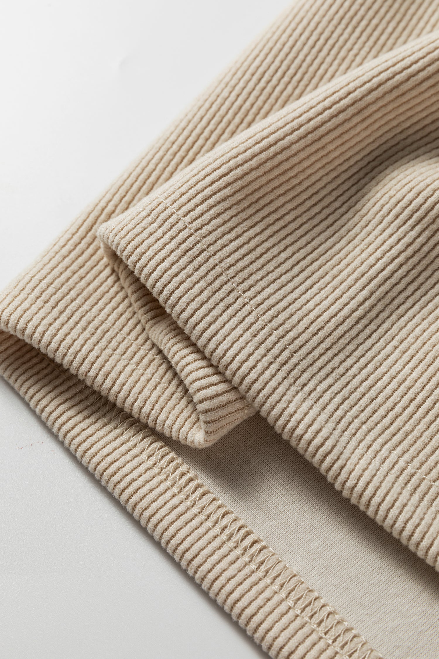 Sweatshirt folgada com capuz Jet Stream Thermal Textured Lace Drawstring