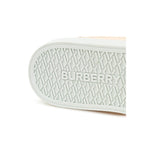 Ténis Burberry de couro rosa