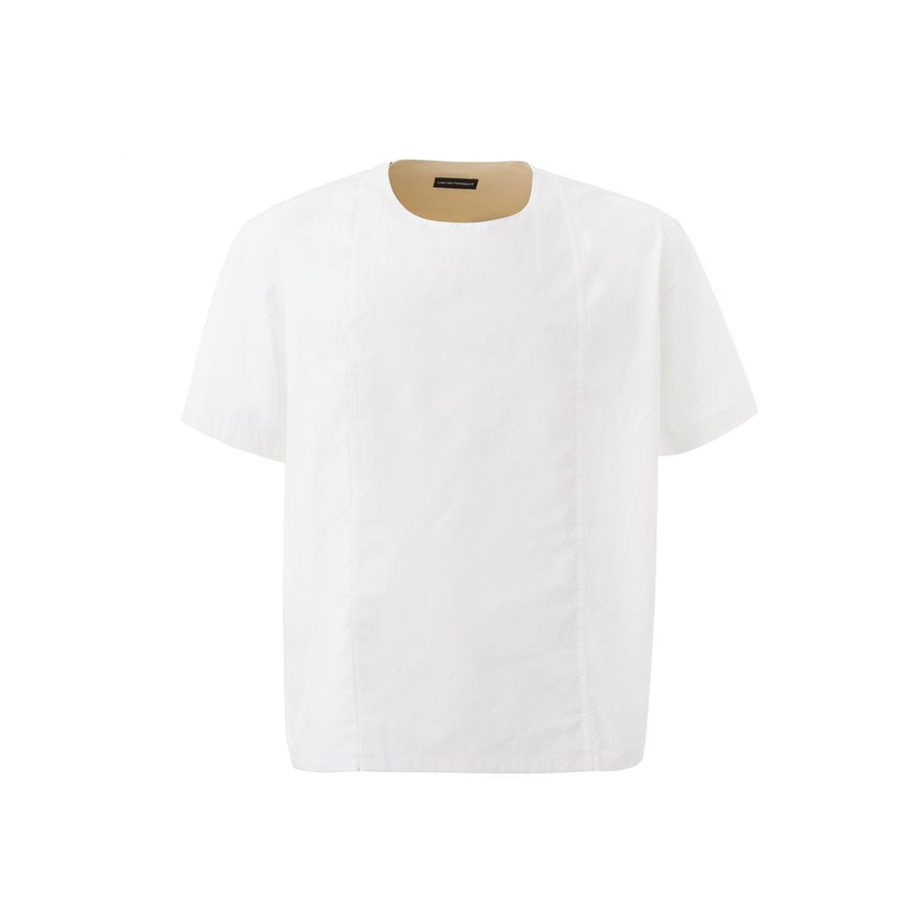 Emporio Armani Weißes Baumwoll-T-Shirt