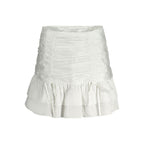 Guess Jeans White Cotton Women Skirt