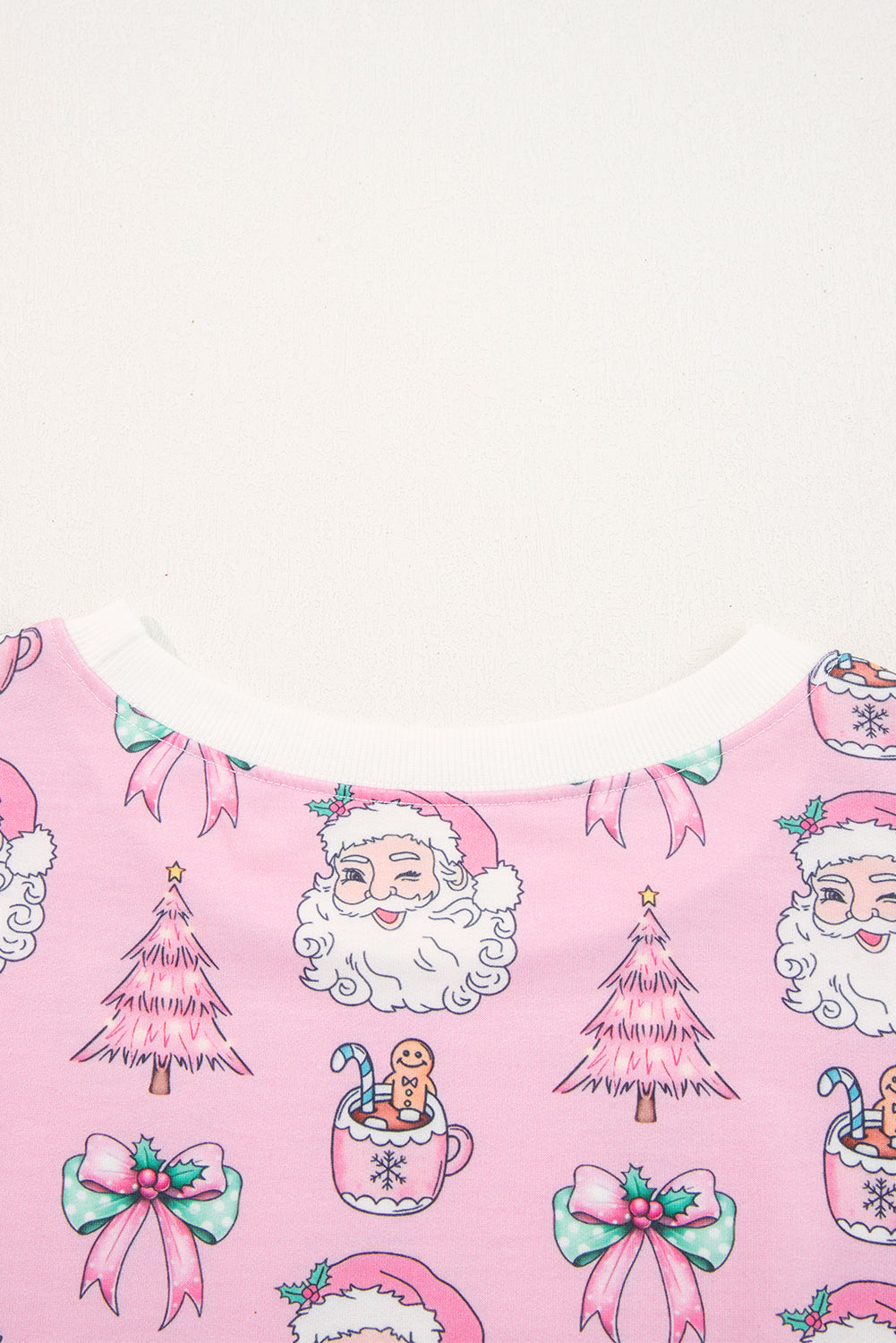 Pink Santa Claus Pajama Set