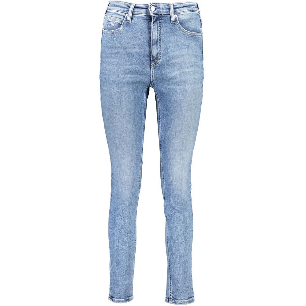 Calvin Klein Blue Cotton Women Jeans