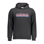 Napapijri Black Cotton Men Hoodie