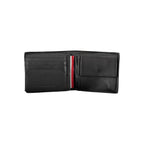 Tommy Hilfiger Black Leather Men Wallet