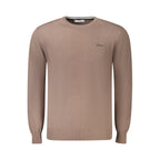 Guess Jeans Brown Cotton Men Sweater