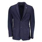 Gant Blue Wool Men Jacket