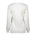 Love Moschino White Other Fibres Damenpullover