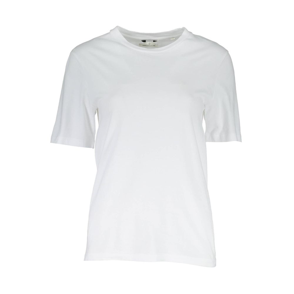 T-shirt Gant de algodão branco para homem