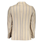 Gant Beige Linen Men Jacket
