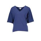 Gant blaues Baumwoll-T-Shirt für Damen