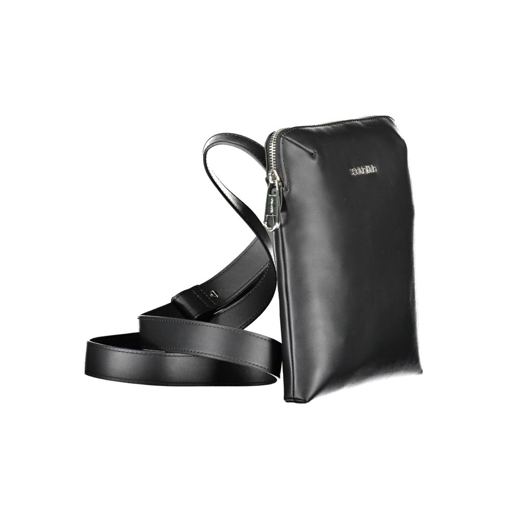 Schwarze Herren-Schultertasche von Calvin Klein aus Polyester