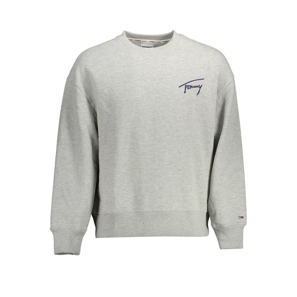 Tommy Hilfiger Grauer Baumwollpullover für Herren