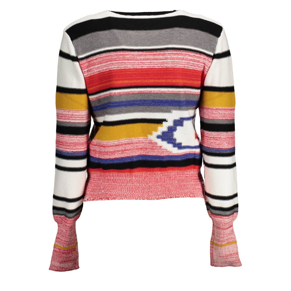 Desigual Damenpullover aus rotem Viskose