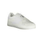 Ténis feminino Calvin Klein de couro branco