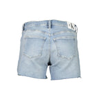 Calvin Klein Blue Cotton Women Shorts