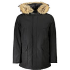 Woolrich Black Cotton Men Jacket