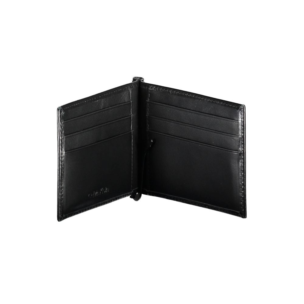 Calvin Klein Black Leather Men Wallet
