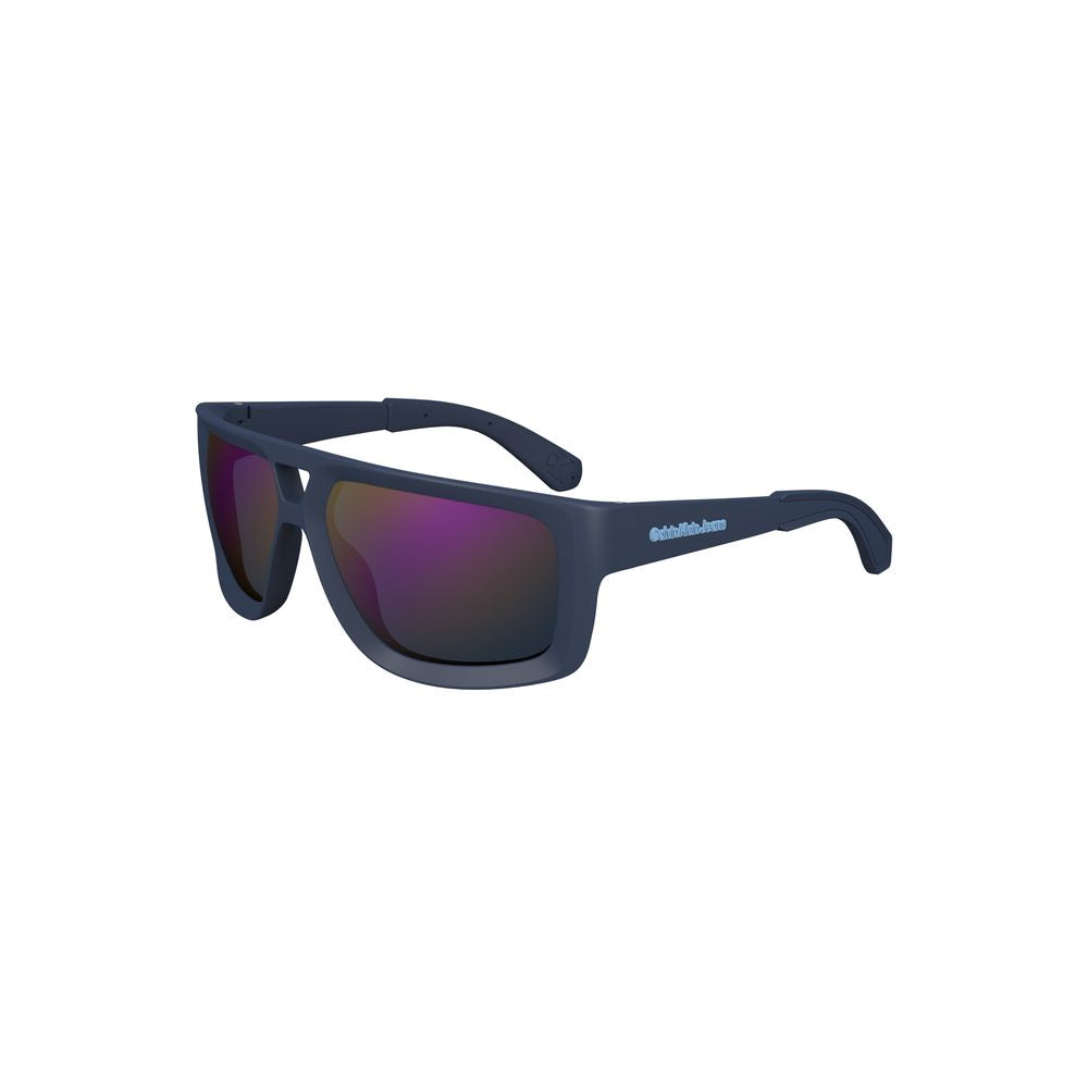 Calvin Klein Blue Plastic Men Sunglasses