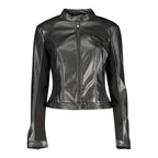 Guess Jeans Black Polyethylene Jackets & Coat