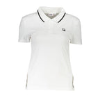 Fila White Cotton Womens Polo Shirt
