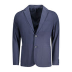 Guess Jeans Blue Cotton Men Jacket