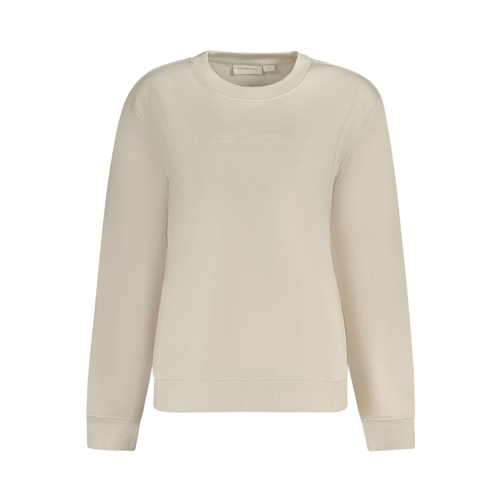 Calvin Klein Beige Baumwollpullover für Damen