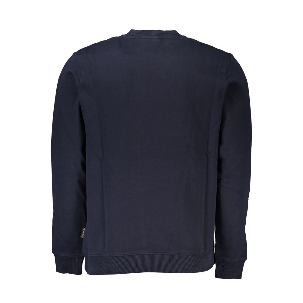 Napapijri Blue Cotton Men Sweater