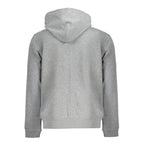 Calvin Klein Gray Recycled Polyester Men Hoodie