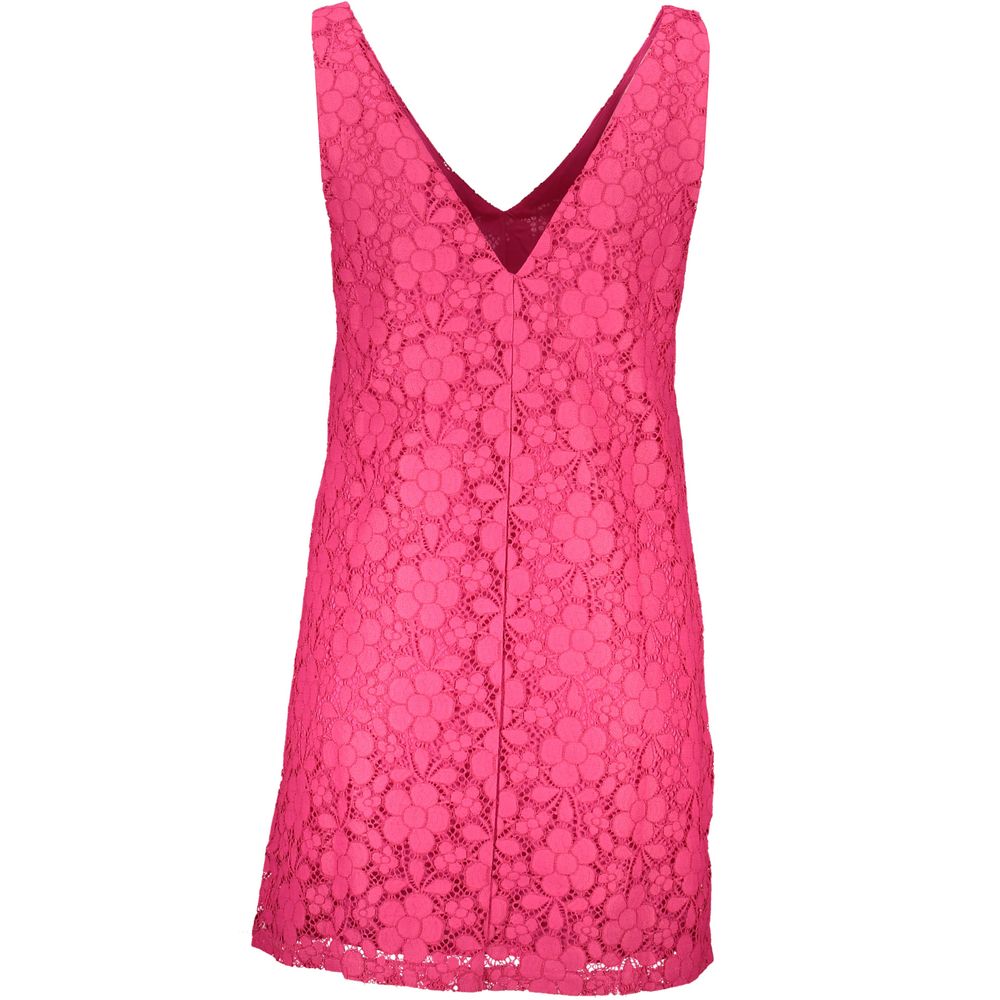 Desigual Damenkleid aus rosa Viskose