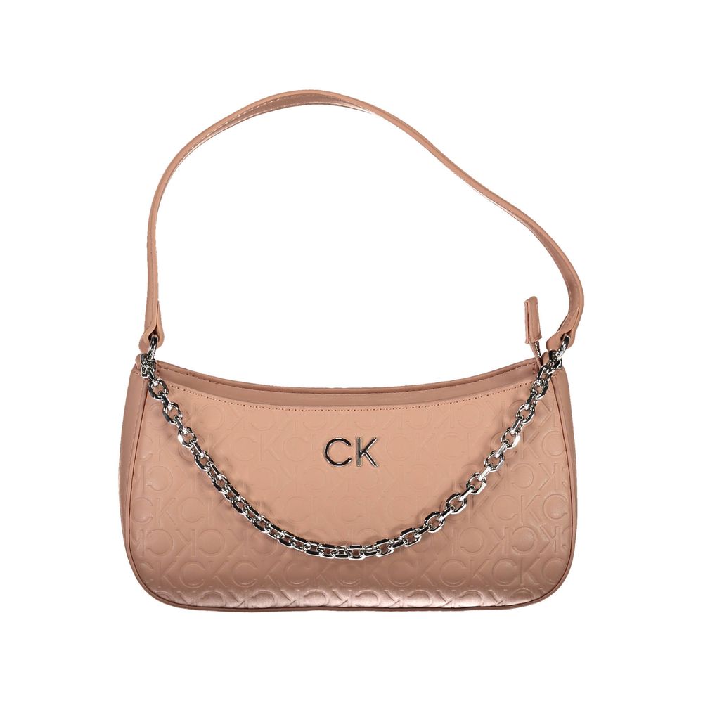Bolsa de senhora Calvin Klein rosa em poliéster