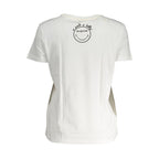 Desigual White Cotton Women T-Shirt