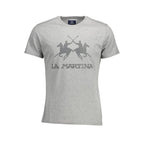 La Martina Brown Cotton Men T-Shirt