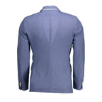 Gant Blue Cotton Men Jacket