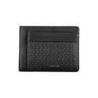 Calvin Klein Sleek Black Leather Coin Purse with Card Holder