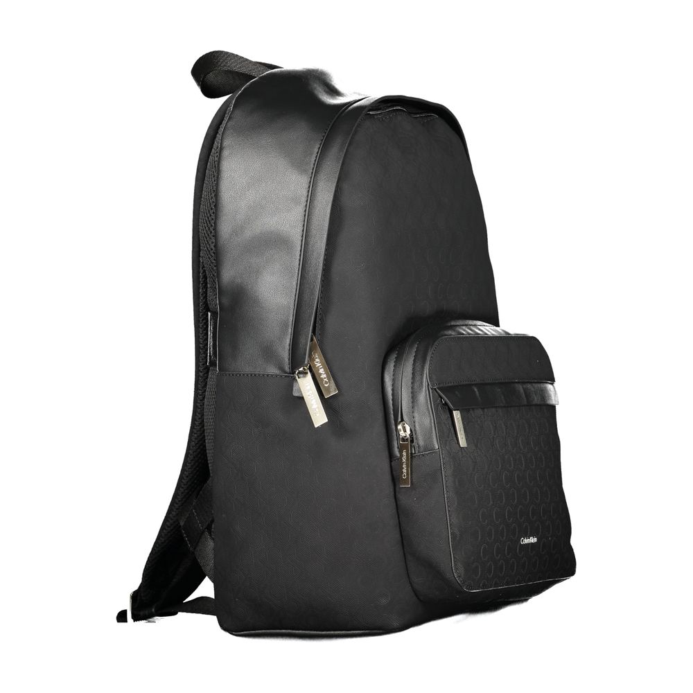 Calvin Klein Black Polyester Men Backpack