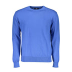 La Martina Herrenpullover aus blauer Baumwolle