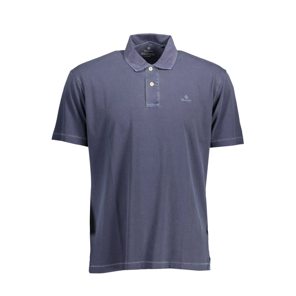 Polo para homem Gant azul de algodão