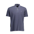 Polo para homem Gant azul de algodão