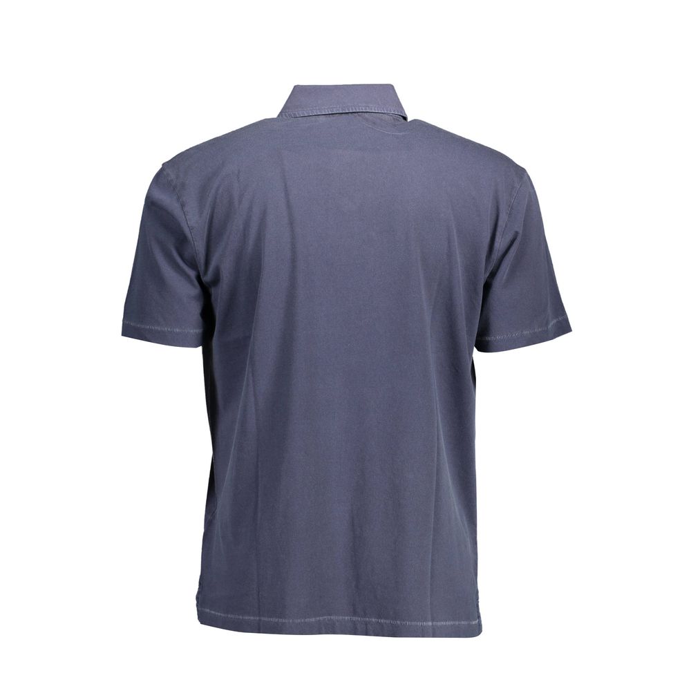 Polo para homem Gant azul de algodão
