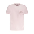 Napapijri Pink Cotton Men T-Shirt