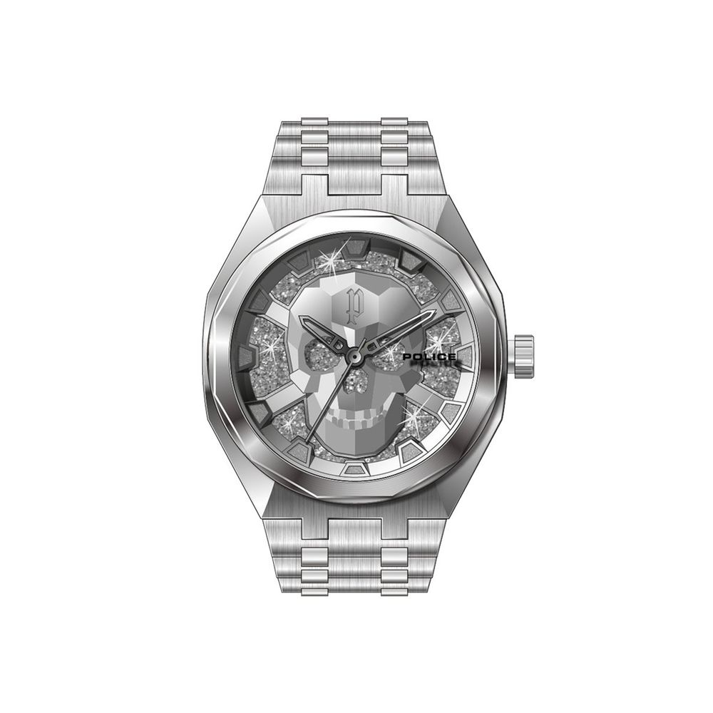 Police Silver Stainless Steel Watch