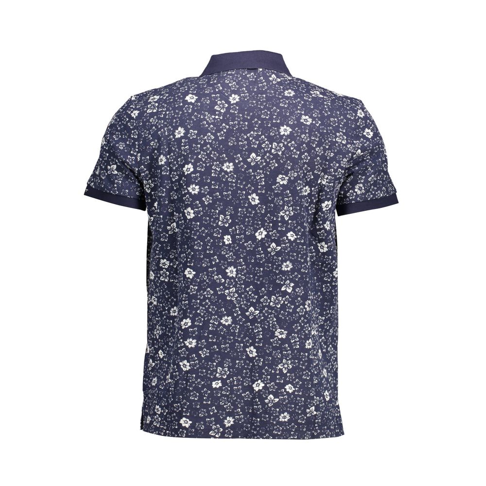 Gant Blue Cotton Men Polo Shirt